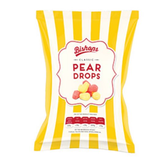 Picture of Bags Bishops Pear Drops 150g x30